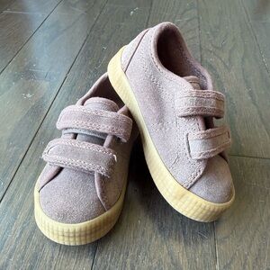 Zara Kids Mauve Velcro Sneakers